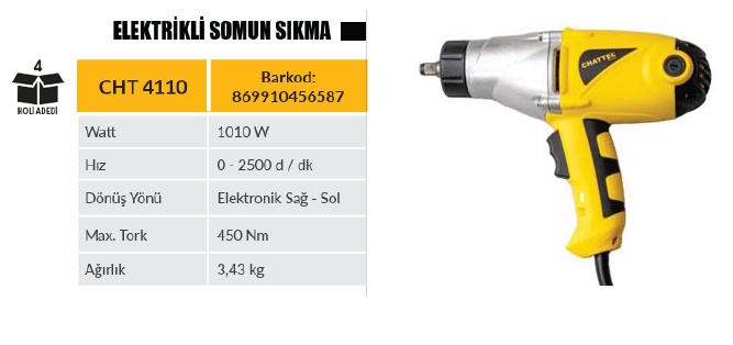 ELEKTİRİKLİ SOMUN SIKMA CHATTEL