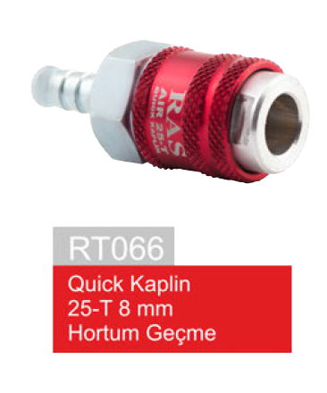 HAVA VALF HORTUM GEÇME RAS 8MM