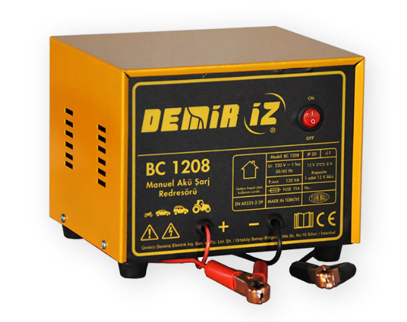 DEMİR İZ AKÜ ŞARJ CİHAZI BC1208