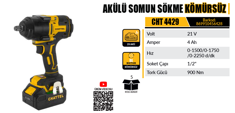 AKÜLÜ SOMUN SÖKME CHATTEL